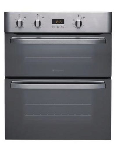 Hotpoint Newstyle Uhs53Xs Built-Under Double Electric Oven - Stainless Steel Hotpoint Newstyle Uhs53Xs Built-Under Double Electric Oven - Stainless Steel